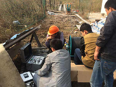 江蘇周莊測井現(xiàn)場